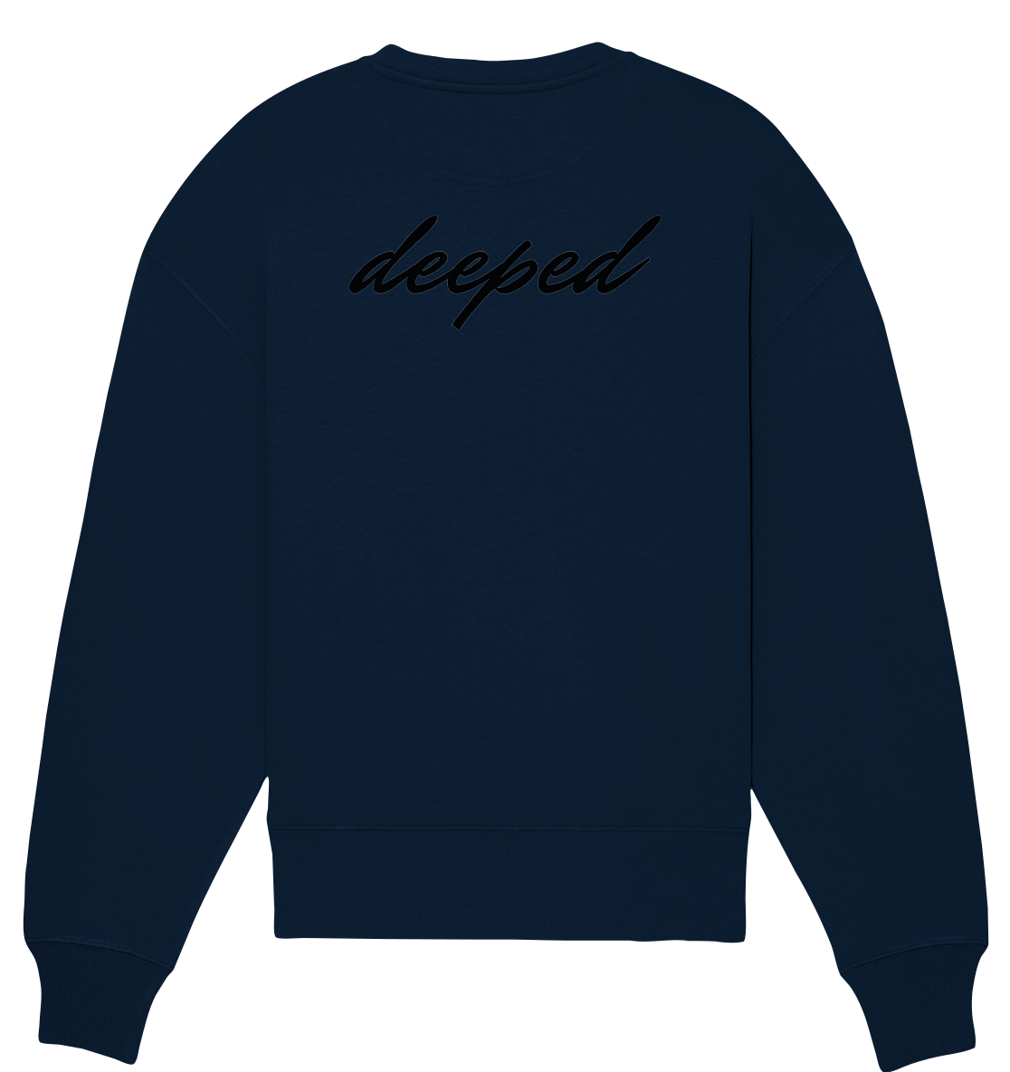 deeped classic vorne hinten - Organic Oversize Sweatshirt