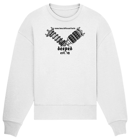 deeped - static and bagged - Organic Oversize Sweatshirt