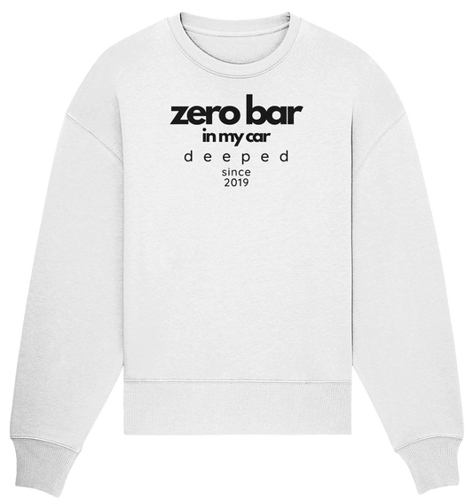 deeped zero bar - Organic Oversize Sweatshirt