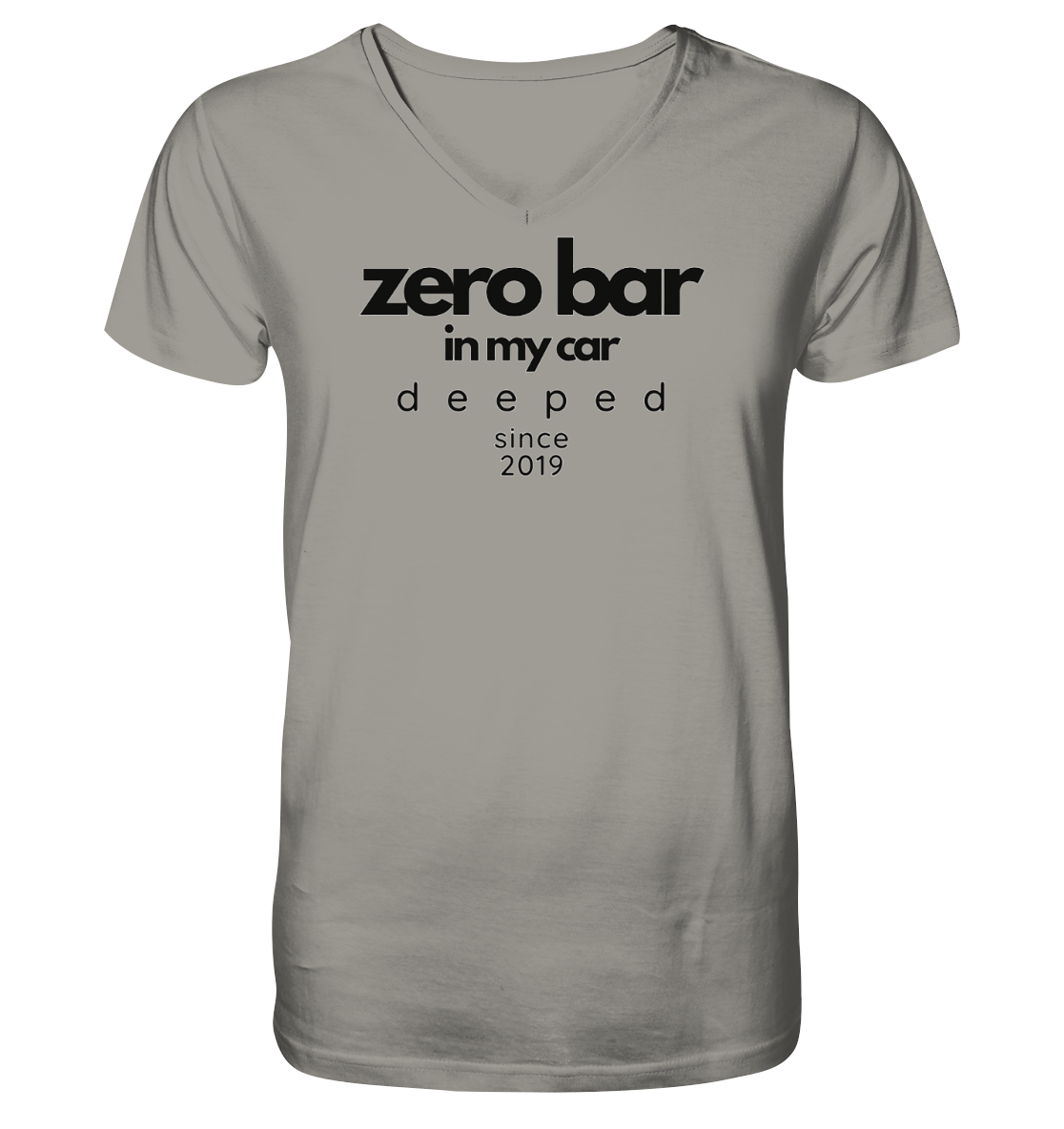 deeped zero bar - V-Neck Shirt